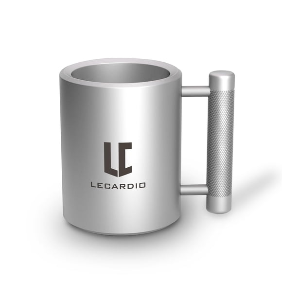 Taza con peso LECARDIO de 22 lb de acero, vaso fitness para cerveza