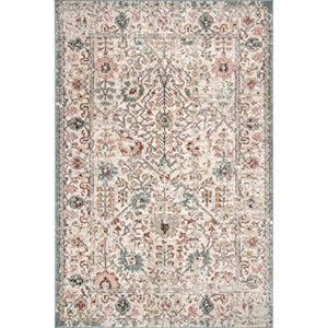 Alfombra Nuloom Rose 3' X 5' Beige