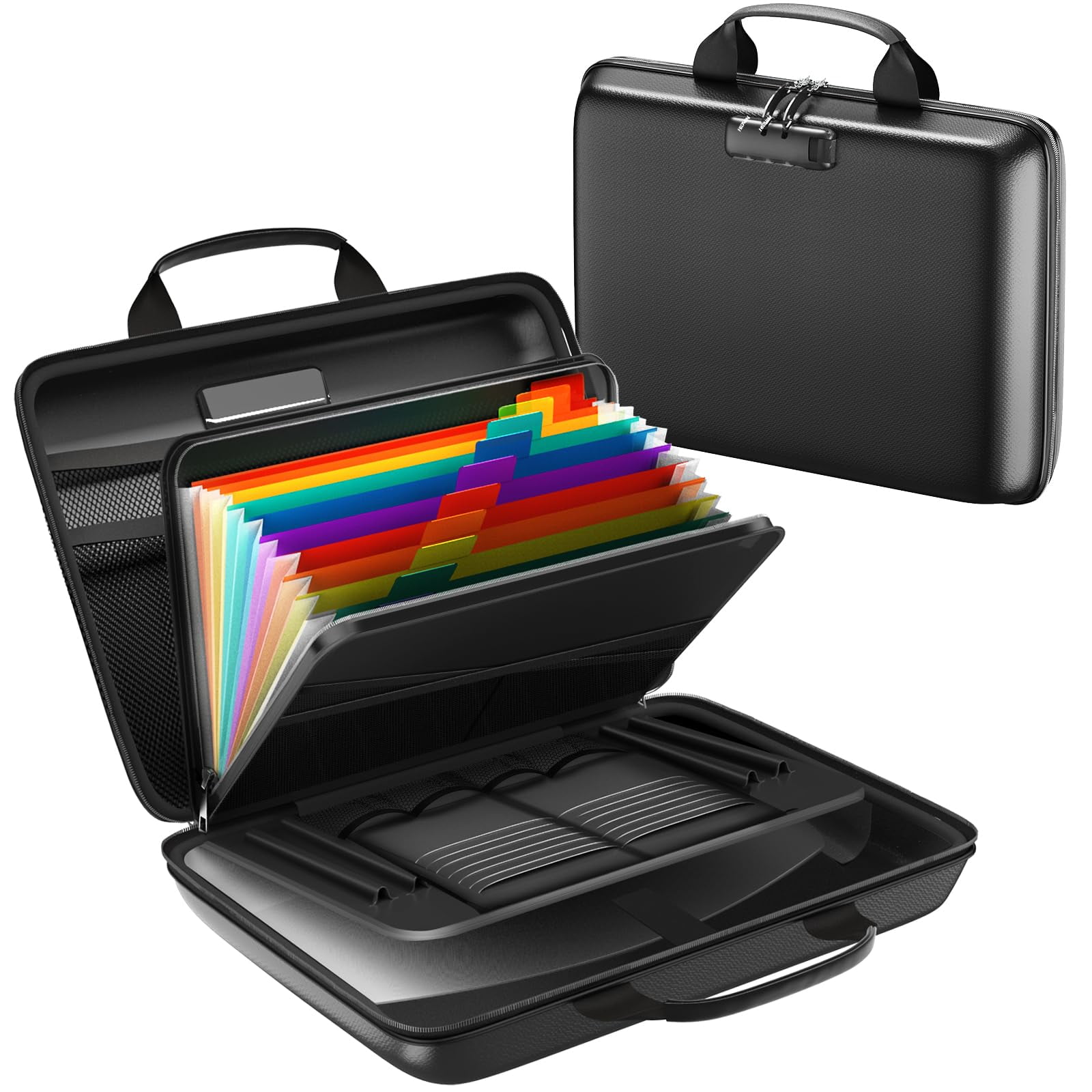 Caja Ignífuga Para Documentos Hibwn 41 X 32 X 8 Cm Con Cerradura