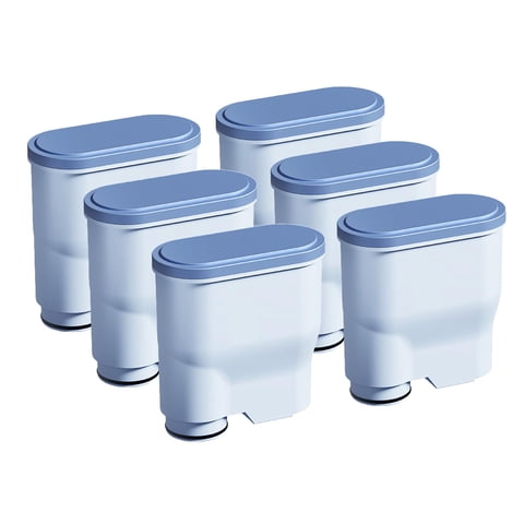 Xusx111 - Filtro De Agua Compatible Con El Filtro De Agua De La Máquina De Café Para Máquinas De Café Totalmente Automáticas Dedicado Agua De La Escala Anti-Cal (Paquete De 6)
