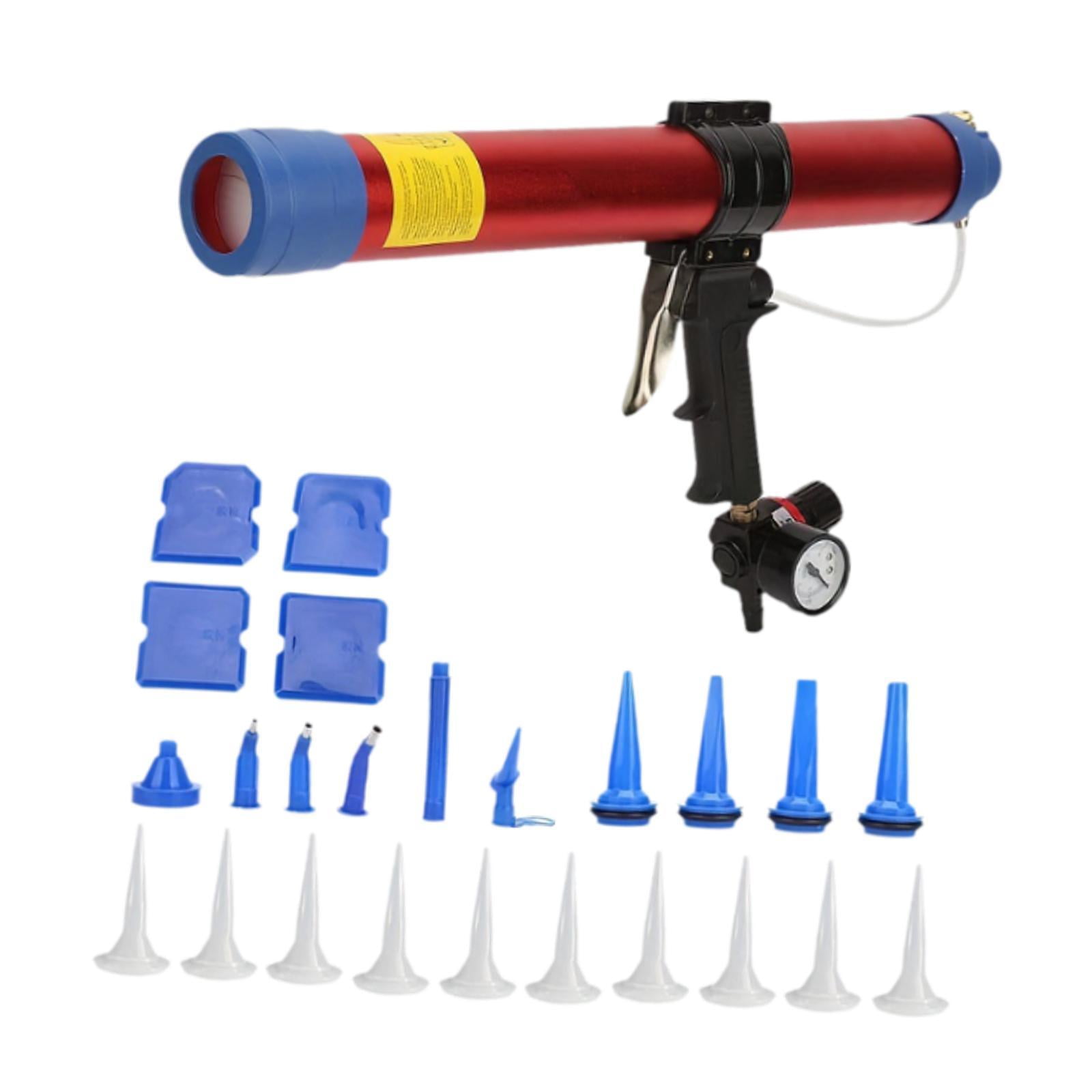 Ioensy - Herramienta Neumática De Calafateo De Aire Ajustable Sin Paredes De Goteo Herramienta Selladora De Silicona