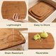 thumbnail image 4 of Juego de 3 tablas de cortar ROYAL CRAFT WOOD de bambú, 4 of 8