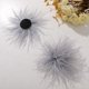thumbnail image 1 of Corsage Suxumhao De Plumas Grises 7" Elegante, 1 of 4