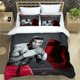 thumbnail image 1 of Boxing champion Mike Tyson fashion ed bedding bedding set Customized size bedding set Soft and comfortable Bed Sheets, 1 of 5