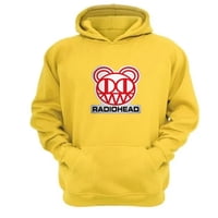Genérico - Polerón Canguro Radiohead Amarillo Talla Xl Unisex