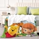 thumbnail image 4 of Winnie the Pooh y Tigger el Tigre anti-pilling, suave, ligera, esponjosa y acogedora de lujo para hogar y cocina – Perfecta para niños y adultos,120X180cm, 4 of 6