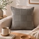 thumbnail image 2 of Funda De Cojin Boho Tejida Funda De Almohada De Sofa 45x45cm Gris, 2 of 7