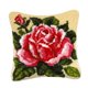 thumbnail image 2 of Kits De Gancho De Pestillo Con Patrón De Flores, Funda De Almohada, Funda De Cojín De 17x17 Pulgadas, Flor 5, 2 of 5