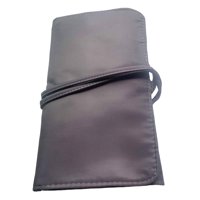 Ioensy - Estuche Para Brochas De Maquillaje, Plegable, A Prueba De Polvo, Para Lápiz De Cejas, Brocha Para Sombra De Ojos, Gris