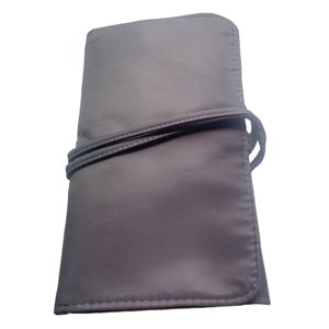 Ioensy - Estuche Para Brochas De Maquillaje, Plegable, A Prueba De Polvo, Para Lápiz De Cejas, Brocha Para Sombra De Ojos, Gris