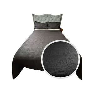 Iiimussa - Quilt Colcha De Lujo Verano Plaza Y Media Negro