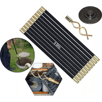 Genérico - Set Varillas Destapa Alcantarillado Industrial 9 Mts