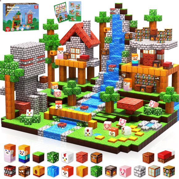 Bloques Magnéticos de Construcción Annexfun 150PCS Juguete STEM