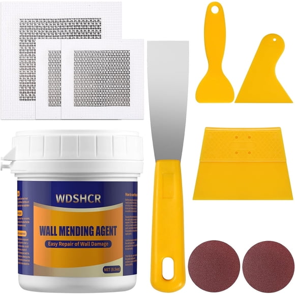 Kit de reparación de muros WDSHCR, 10 piezas, 8,5 oz (251 ml)