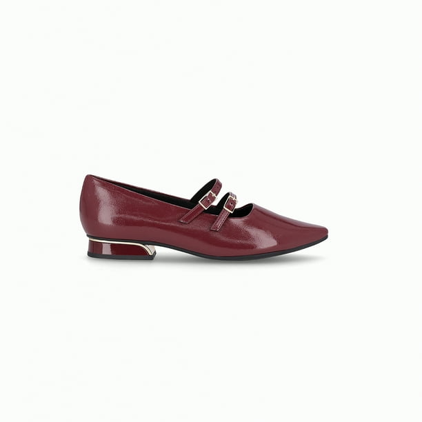 Zapato Mujer Vino/Hebilla Silvia 911 Piccadilly