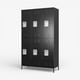 thumbnail image 1 of Casillero locker metálico black: 3 cuerpos 6 puertas - SA-SLLF2*3, 1 of 6