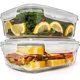 thumbnail image 1 of Juego de contenedores de almacenamiento de alimentos Razab HomeGoods 1.5 L (52 oz) x 2, 1 of 7
