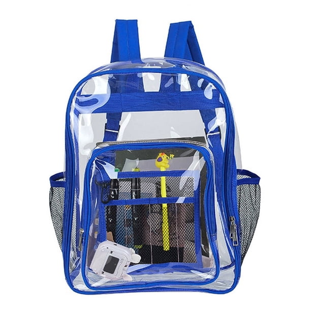 Women's Backpack Transparent PVC Bag Clear Backpacks for teenagers Students Men Transparent School Bag Backpack Stadium Approved