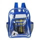 thumbnail image 1 of Women's Backpack Transparent PVC Bag Clear Backpacks for teenagers Students Men Transparent School Bag Backpack Stadium Approved, 1 of 3