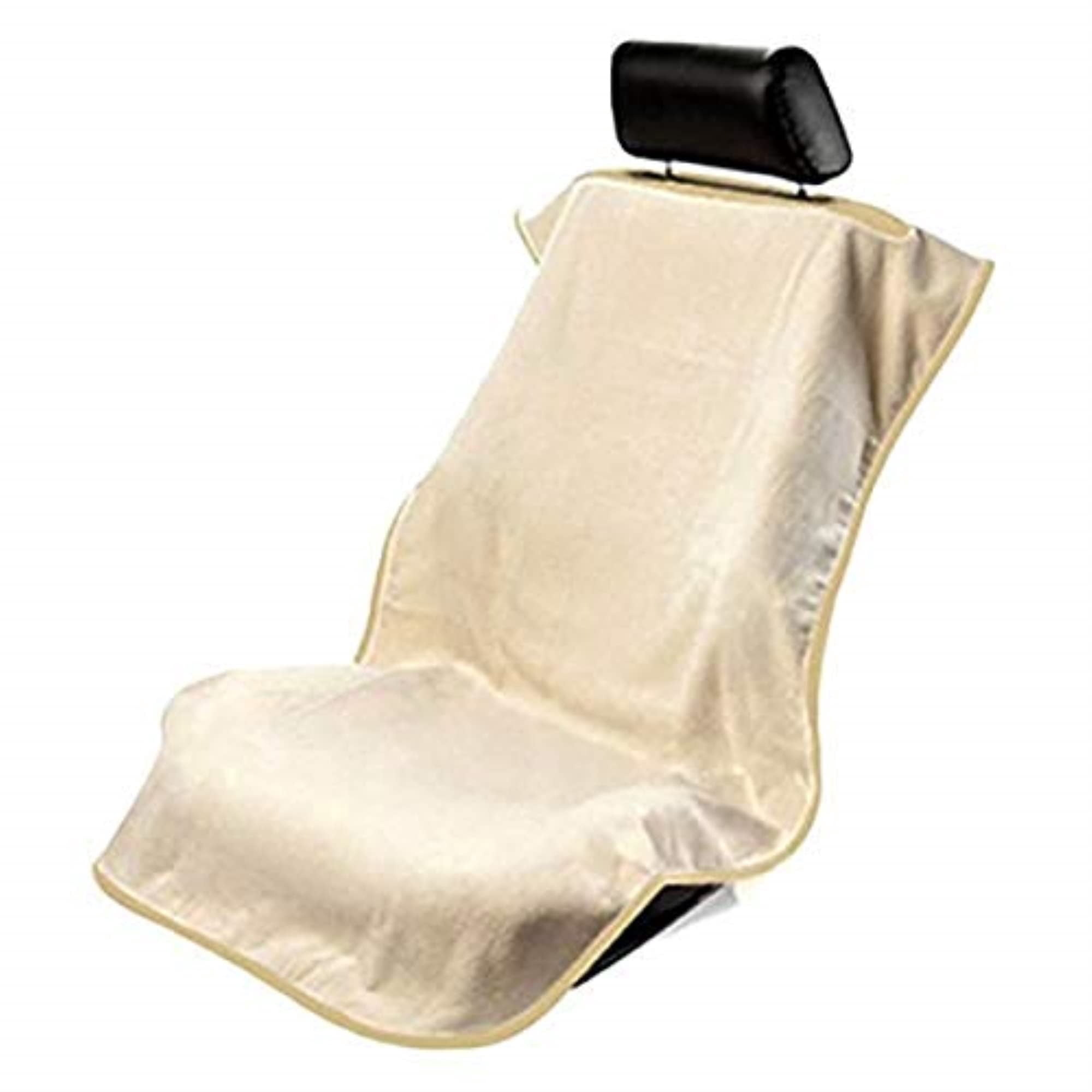 Funda De Toalla Para Asiento De Coche Seat Armour, Color Canela, Suave, Absorbente, Universal