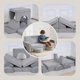thumbnail image 4 of Sofá Infantil Modular Alva Relan Tela Velvet Gris, 4 of 11