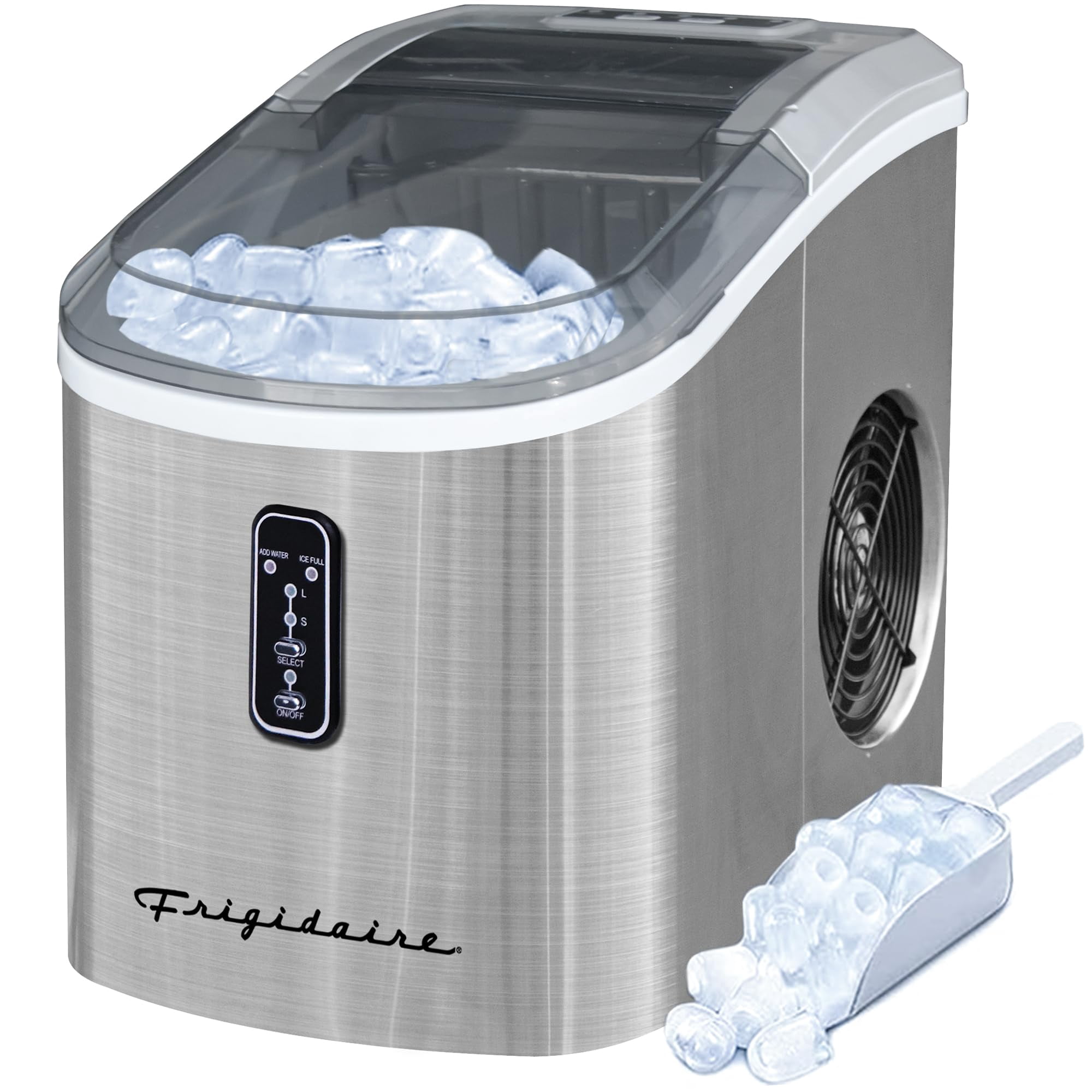 Frigidaire - Máquina De Hielo Efic103 Sc De Acero Inoxidable 12 Kg D