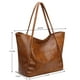 thumbnail image 2 of Bolso KKXIU grande para mujer de piel envejecida vintage, 2 of 3