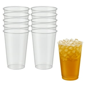 Disparo - Set 100 Vasos Plastico 500Ml Acrilico Desechable Transparente