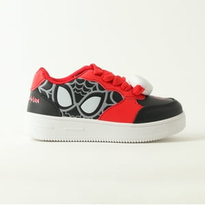 Zapatilla Con Luces Niño Spiderman Red Touch Negro Marvel