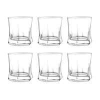 Set 6 Vasos Vivaldi Tragos Cortos Cristar 247Ml
