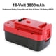 thumbnail image 3 of Batería Biswaye NI-CD de 18 V y 3,8 Ah para Black & Decker HPB18-OPE, 3 of 9