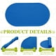 thumbnail image 3 of Uxcell Alfombrilla para Comida de Gato, 18x10 Pulgadas Alfombrilla de Alimentación para Mascotas de Silicona Antideslizante Ovalada Impermeable (Azul), 3 of 7