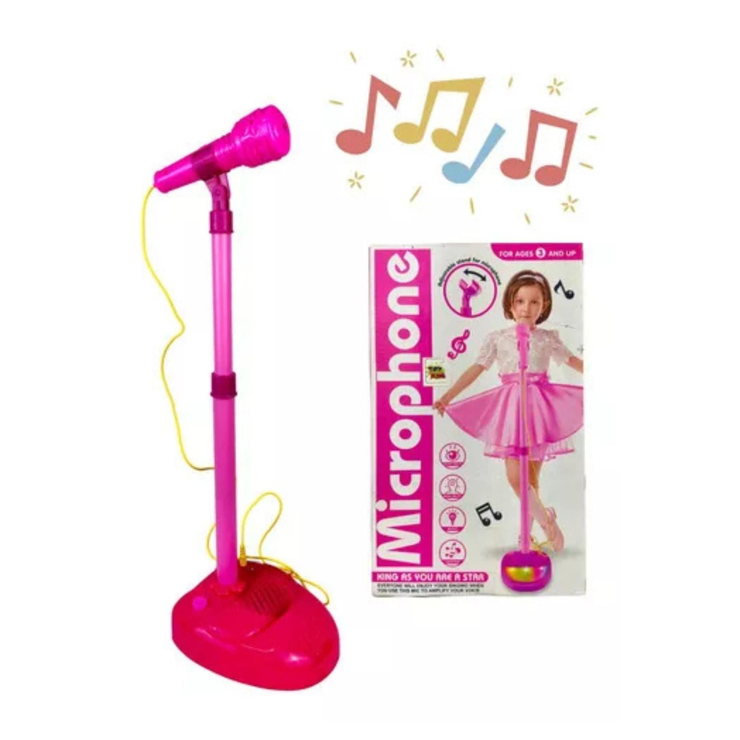 Ekoi - Microfono De Pedestal De Juguetes Para Niños Rosa Talla Única