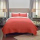 thumbnail image 2 of Edredón Rizzy Home BT1790 de algodón, 70 x 86 cm, diseño floral naranja y rosa, 2 of 2