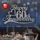 thumbnail image 3 of Topper Para Pastel 60 º Aniversario En Glitter Plateado, 3 of 9