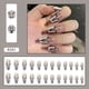 thumbnail image 1 of Uñas postizas europeas, uñas postizas con acabado UV, brillantes, cobertura total, uñas postizas artificiales, uñas para mujer, 1 of 5