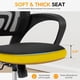 thumbnail image 4 of Silla de oficina BestOffice ergonómica con respaldo medio, giratoria, negro oscuro, 4 of 7