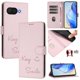 thumbnail image 1 of Funda Cartera para Google Pixel 9A con Bloqueo RFID, Cierre Magnético y Ranuras Tarjetas Rosa, 1 of 6