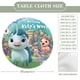 thumbnail image 2 of No exactamente un narval-theme Fitted Round Tablecloths Elastic Edged Table Covers Waterproof Table Cloth for Kitchen Holiday Party Tables Decor 120cm, 2 of 6