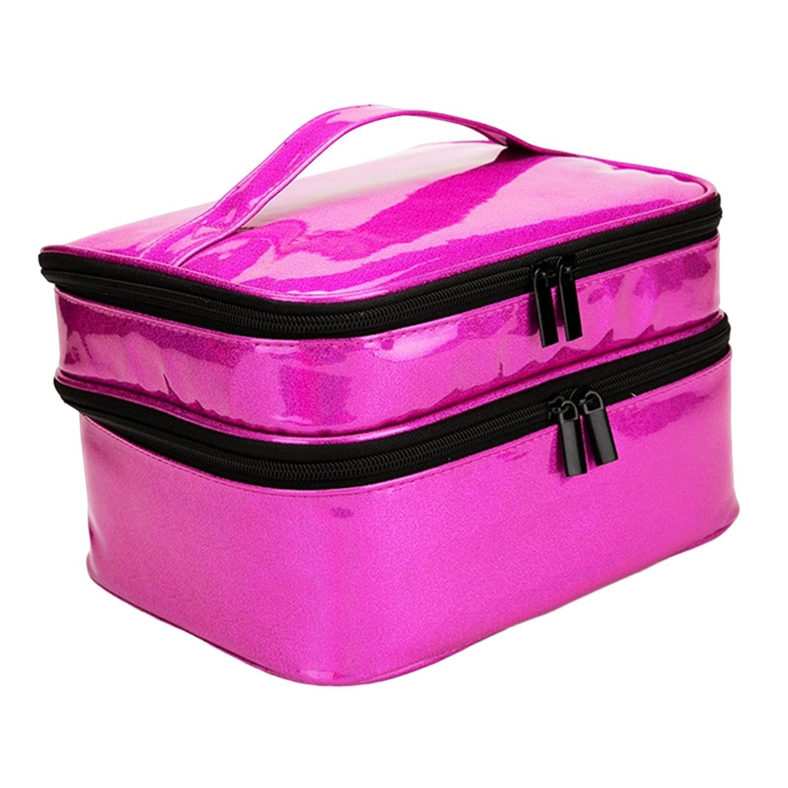 Ioensy - Organizador De Esmalte De Uñas Portátil Grande Para Botella De Aceite Esencial Cosmético Home Rose Red