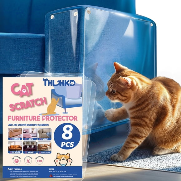 Protector de muebles Cat Scratch THLHKD, 8 unidades, cinta adhesiva para sofá