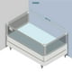 thumbnail image 2 of 3 barandas Para cama Queen 160x200x160 cm + soporte lateral Altura colchón hasta 27 cm, 2 of 12