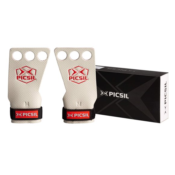 Agarres de entrenamiento PICSIL Azor XL 3 agujeros blanco