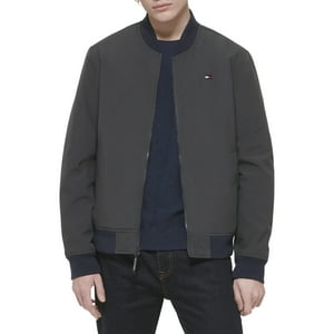 Chaqueta Tipo Bomber Tommy Hilfiger, Ligera, De Punto Acanalado