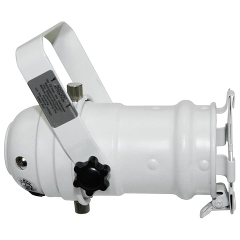 Luminaria Odyssey De Aluminio Blanco Par 16 Con Cable Y Yugo