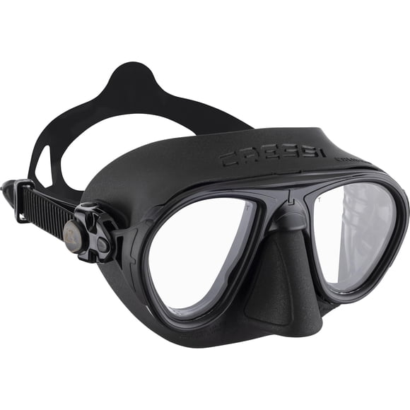 Mascarilla Cressi Calibro negro/negra con sistema Fog-Stop