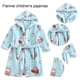thumbnail image 3 of Albornoz infantil otoño e invierno nuevo pijama infantil de franela para hombre y mujer, 3 of 5