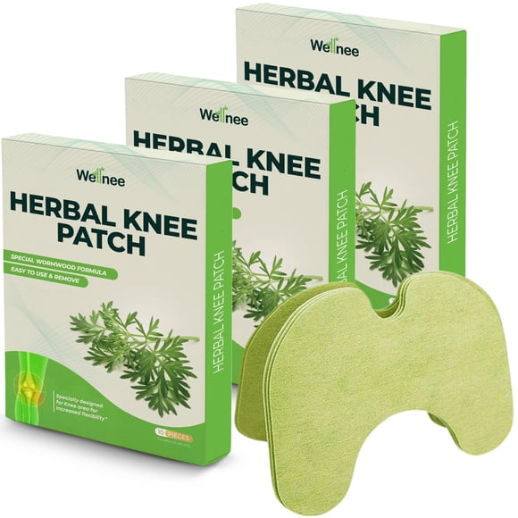 Plato Para Rodilla Original Herbal Wellknee Plaster (30 Almohadillas)