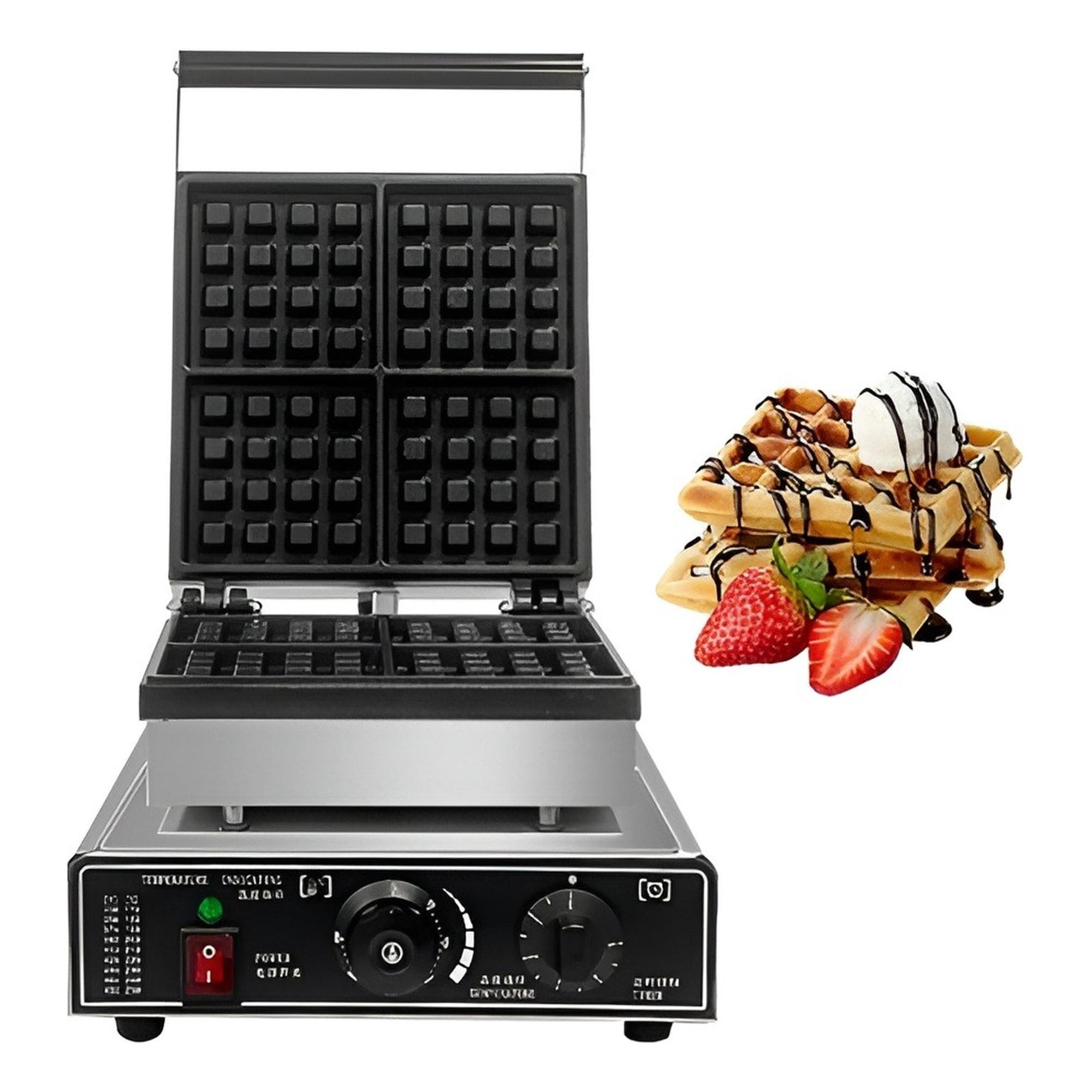 Pasteleriuscl - Wafflera Maquina De Waffles Waflera Industrial Wafleras 4cav