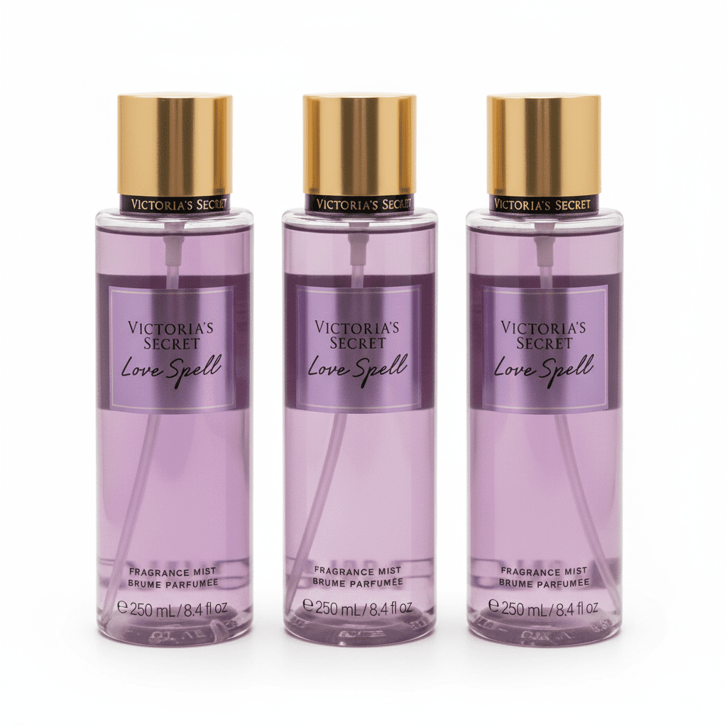 Bruma De Fragancia Victoria's Secret Love Spell 250ml Pack X3